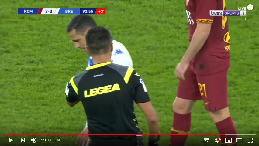 คลิปไฮไลท์ฟุตบอลกัลโช่ เซเรีย อา อิตาลี เอเอส โรม่า 3 - 0 เบรสชา