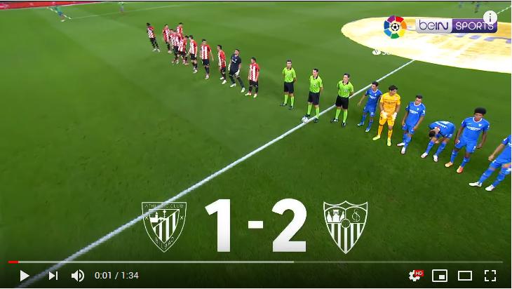 คลิปไฮไลท์ฟุตบอลลาลีกา สเปน แอธเลติก บิลเบา 1 - 2 เซบีย่า