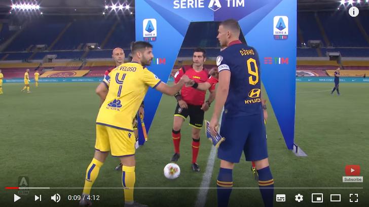 คลิปไฮไลท์ฟุตบอลกัลโช่ เซเรีย อา อิตาลี เอเอส โรม่า 2 - 1 เวโรน่า