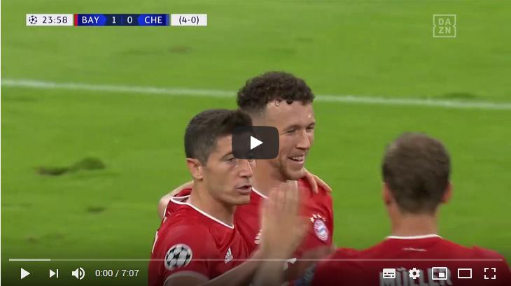 คลิปไฮไลท์ฟุตบอลยูฟ่า แชมเปี้ยนส์ ลีก บาเยิร์น มิวนิค 4 - 1 เชลซี