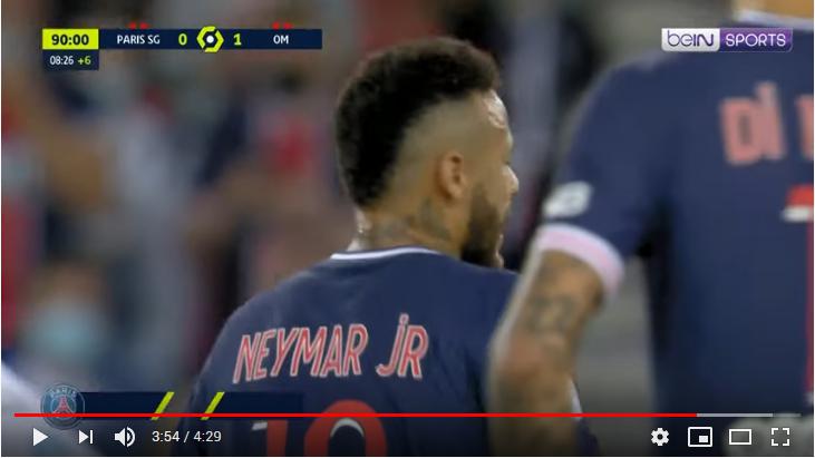 คลิปไฮไลท์ฟุตบอลลีกเอิง ฝรั่งเศส ปารีส แซงต์ แชร์กแมง 0 - 1 โอลิมปิก มาร์กเซย