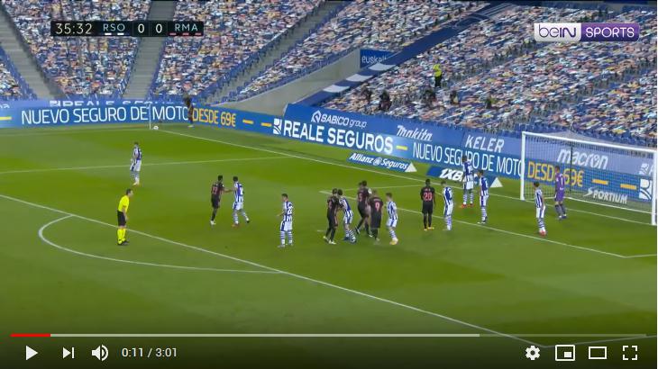 คลิปไฮไลท์ฟุตบอลลาลีกา สเปน เรอัล โซเซียดาด 0 - 0 เรอัล มาดริด