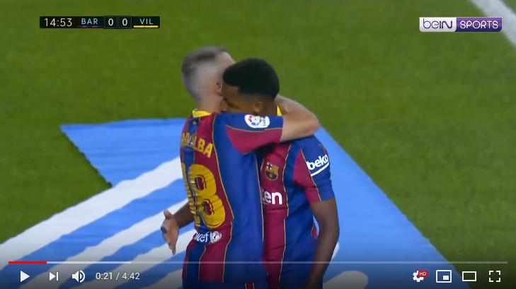 คลิปไฮไลท์ฟุตบอลลาลีกา สเปน บาร์เซโลน่า 4 - 0 บียาร์เรอัล