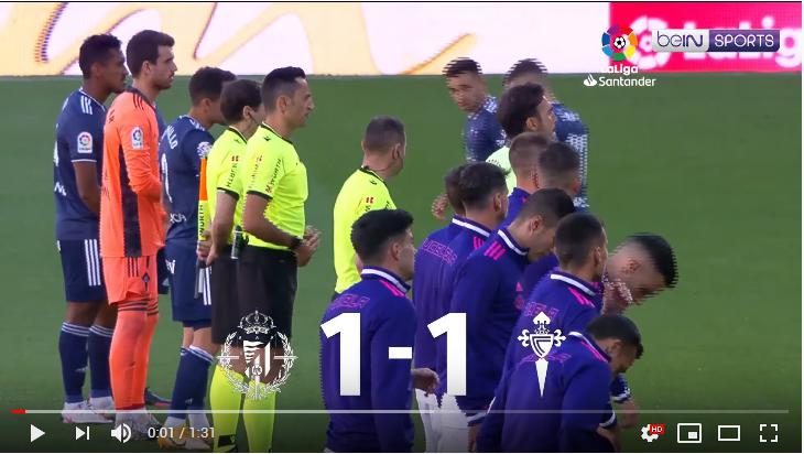 คลิปไฮไลท์ฟุตบอลลาลีกา สเปน เรอัล บายาโดลิด 1 - 1 เซลต้า บีโก้