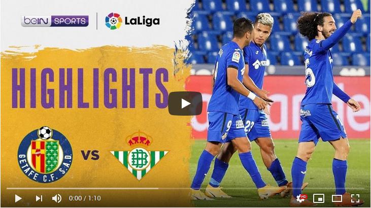 คลิปไฮไลท์ฟุตบอลลาลีกา สเปน เกตาเฟ่ 3 - 0 เรอัล เบติส