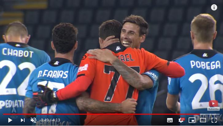 คลิปไฮไลท์ฟุตบอลกัลโช่ เซเรีย อา อิตาลี อูดิเนเซ่ 0 - 2 สเปเซีย