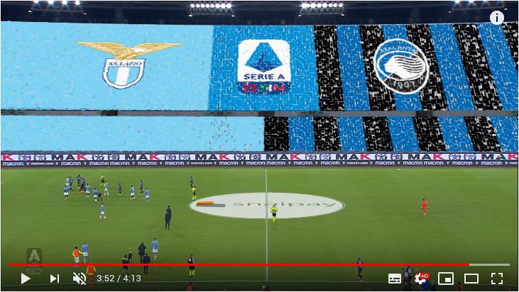 คลิปไฮไลท์ฟุตบอลกัลโช่ เซเรีย อา อิตาลี ลาซิโอ 1 - 4 อตาลันต้า