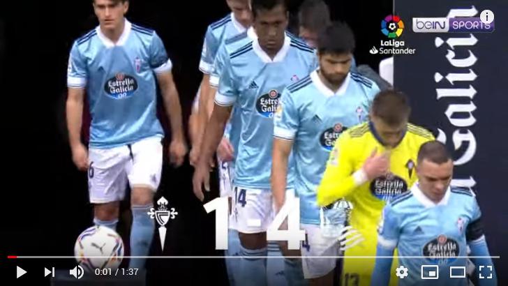 คลิปไฮไลท์ฟุตบอลลาลีกา สเปน เซลต้า บีโก้ 1 - 4 เรอัล โซเซียดาด