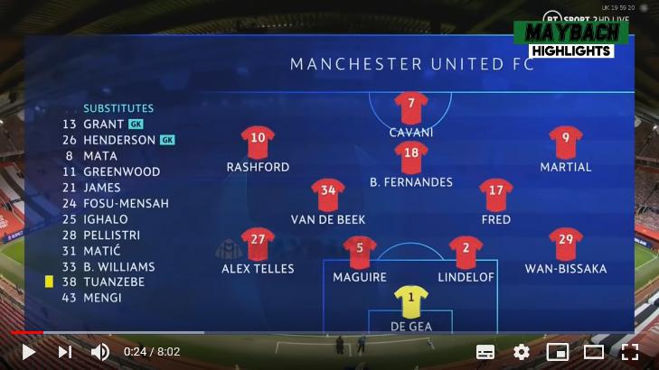 คลิปไฮไลท์ฟุตบอลยูฟ่า แชมเปี้ยนส์ ลีก แมนเชสเตอร์ ยูไนเต็ด 4 - 1 อิสตันบูล บูยูคเซ็ค