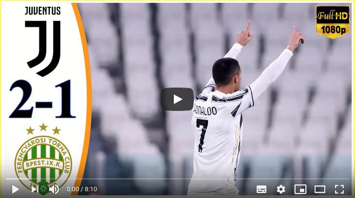 คลิปไฮไลท์ฟุตบอลยูฟ่า แชมเปี้ยนส์ ลีก ยูเวนตุส 2 - 1 เฟเรนซ์วารอซี่  ทีซี