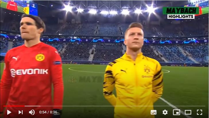 คลิปไฮไลท์ฟุตบอลยูฟ่า แชมเปี้ยนส์ ลีก เซนิต เซนต์ ปีเตอร์สเบิร์ก 1 - 2 โบรุสเซีย ดอร์ทมุนด์