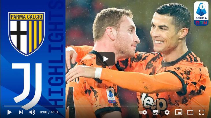 คลิปไฮไลท์ฟุตบอลกัลโช่ เซเรีย อา อิตาลี ปาร์ม่า 0 - 4 ยูเวนตุส