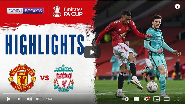 คลิปไฮไลท์ฟุตบอลอังกฤษ เอฟเอ คัพ แมนเชสเตอร์ ยูไนเต็ด 3 - 2 ลิเวอร์พูล