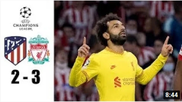คลิปไฮไลท์ฟุตบอลยูฟ่า แชมเปี้ยนส์ ลีก แอตเลติโก้ มาดริด 2 - 3 ลิเวอร์พูล