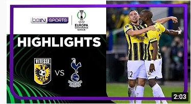 คลิปไฮไลท์ฟุตบอล ยูฟ่า ยูโรป้า คอนเฟอเรนซ์ลีก วิเทสส์ 1-0 สเปอร์ส